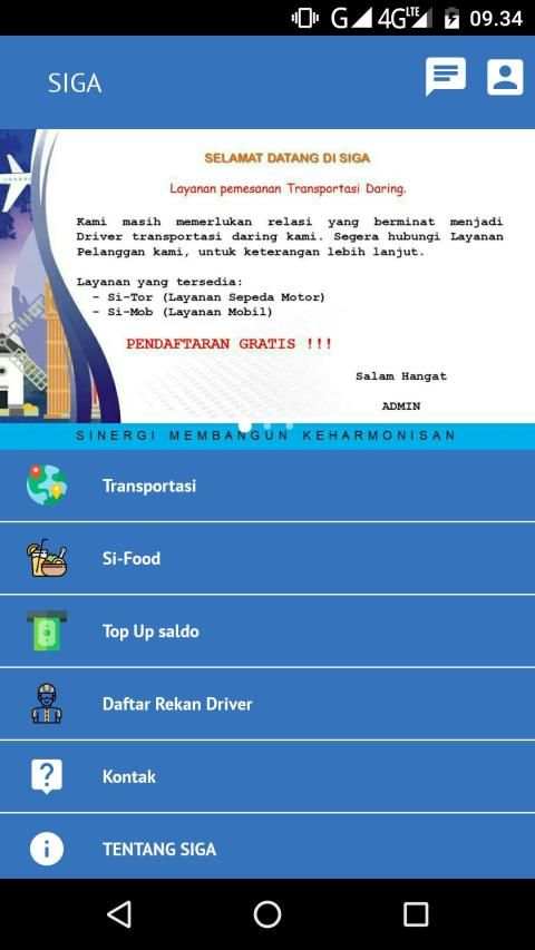 SIGA Transportasi Online screenshot 3