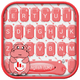 ikon Cute Hippo Keyboard Theme