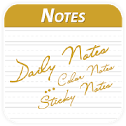 Daily Notes Color Notes, Sticky Notes आइकन