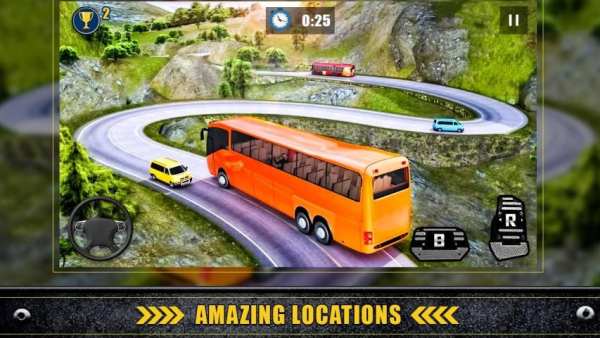 Offroad Bus Driving Game 2019: Hill Station screenshot 5