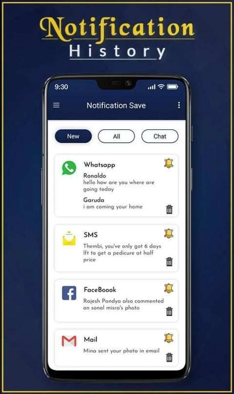 Notification History - Notification Log स्क्रीनशॉट 4