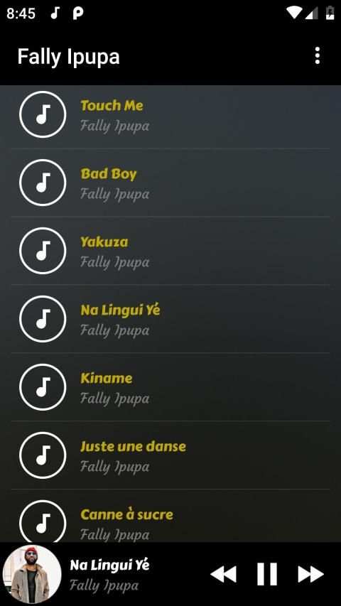 Fally Ipupa All Songs 2 تصوير الشاشة