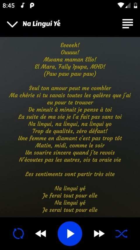 Fally Ipupa All Songs 3 تصوير الشاشة