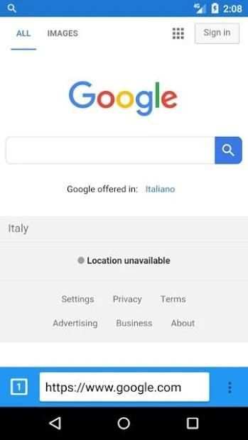 Micro web browser screenshot 2
