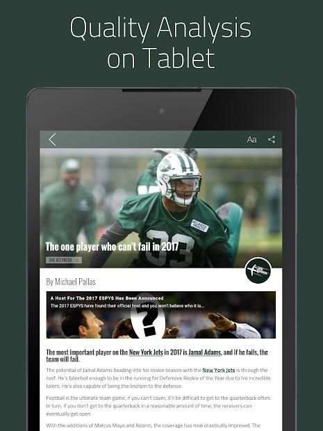 The Jet Press: Jets Fans News screenshot 1