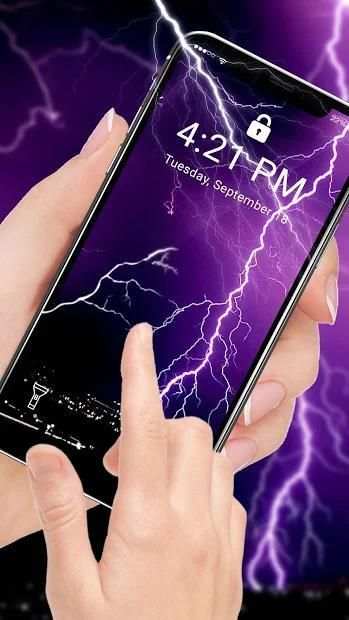 Thunder Storm Lightning APUS Live Wallpaper screenshot 5