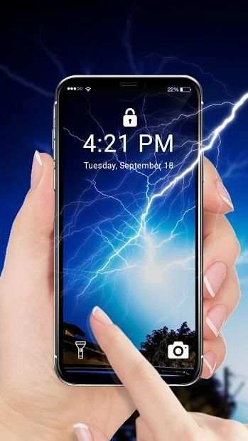 Thunder Storm Lightning APUS Live Wallpaper screenshot 6