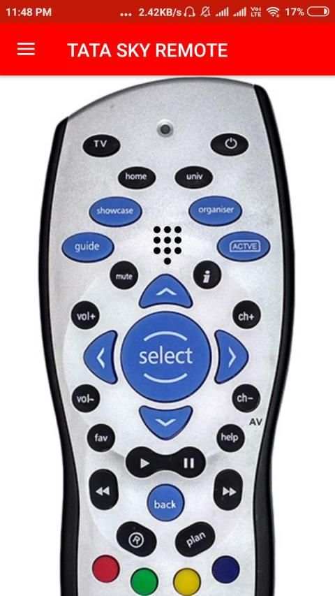 Tata Sky Remote Application स्क्रीनशॉट 4