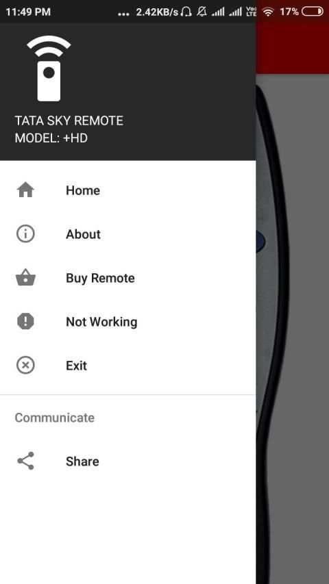 Tata Sky Remote Application screenshot 3