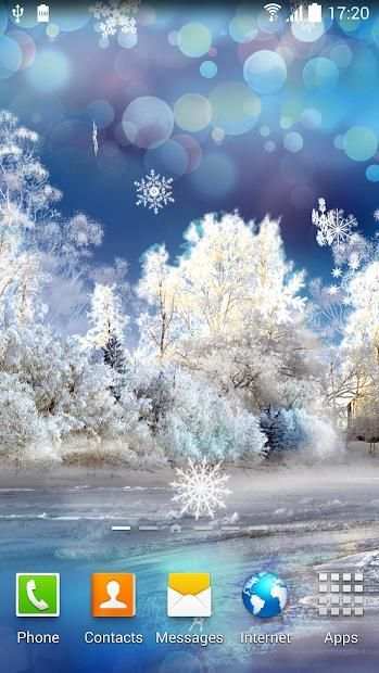 Snowfall Live Wallpaper screenshot 2