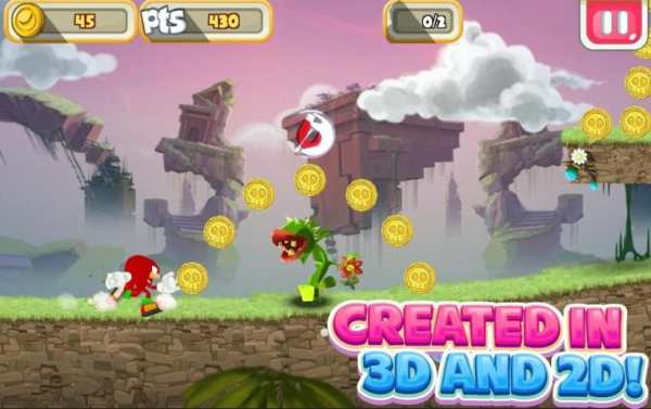 Knuckles Adventure Sonic World скриншот 2