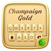 Champaign Gold Go Keyboard Theme