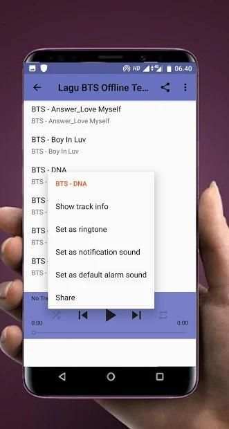 Lagu BTS MP3 Offline screenshot 2