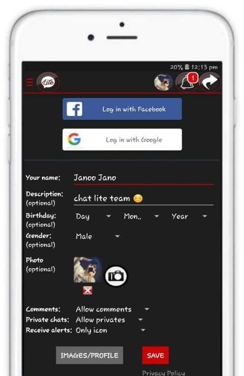 Chat Lite screenshot 2