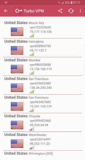 Turbo VPN - Unlimited Free VPN & Proxy screenshot 4
