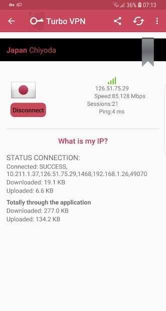 Turbo VPN - Unlimited Free VPN & Proxy screenshot 3