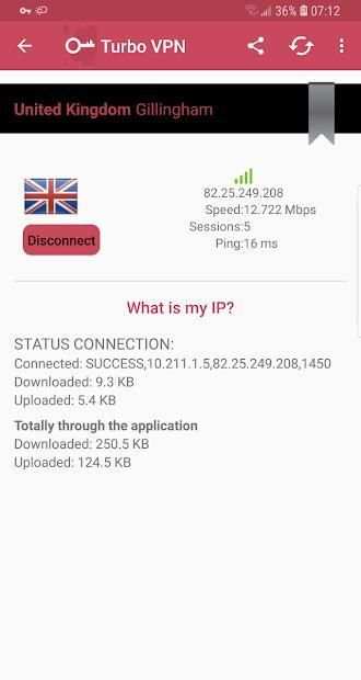 Turbo VPN - Unlimited Free VPN & Proxy screenshot 2