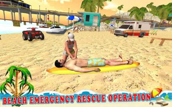 Beach Rescue Simulator - Rescue 911 Survival screenshot 8