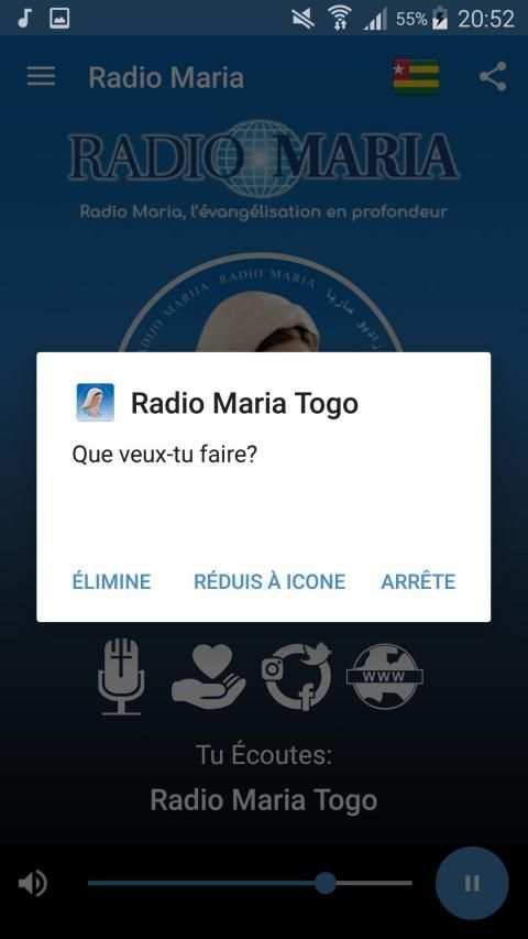 Radio Maria Togo screenshot 1