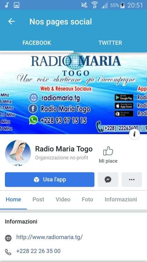 Radio Maria Togo screenshot 4