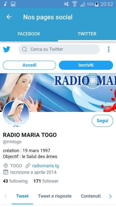 Radio Maria Togo screenshot 3