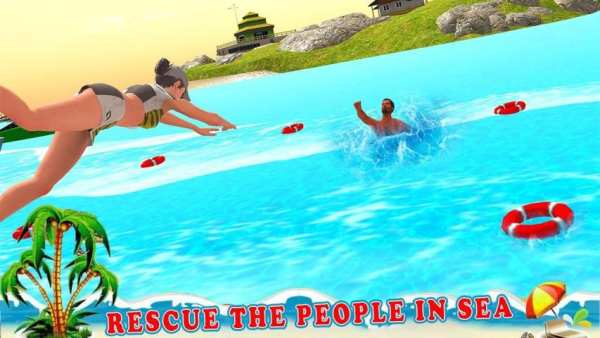 Beach Rescue Simulator - Rescue 911 Survival स्क्रीनशॉट 9
