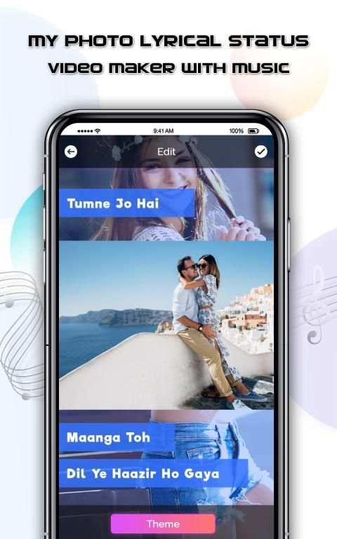 My Photo Lyrical Status Video Maker With Song screenshot 5
