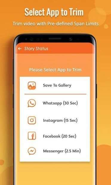 Status Video Editor - Video Cutter screenshot 1
