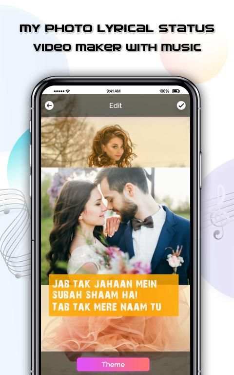 My Photo Lyrical Status Video Maker With Song screenshot 4