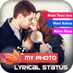 My Photo Lyrical Status Video Maker With Song आइकन