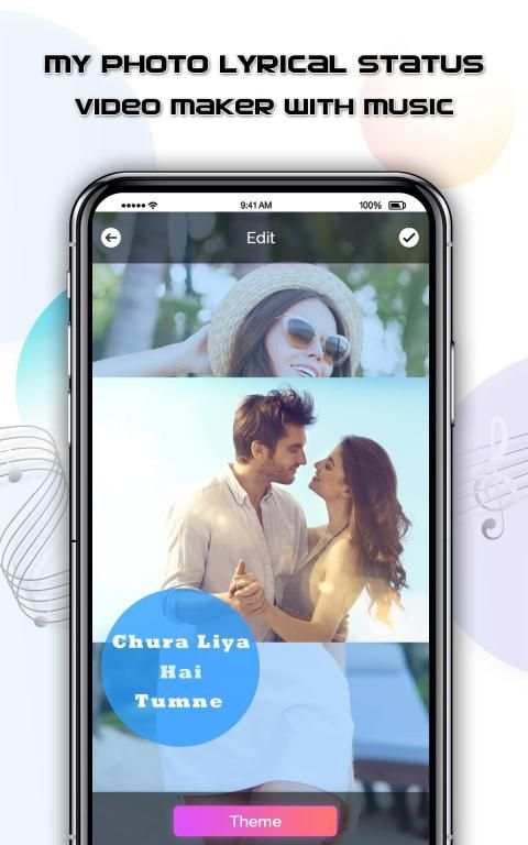 My Photo Lyrical Status Video Maker With Song स्क्रीनशॉट 3