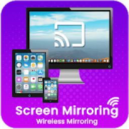Screen Mirroring With TV : Wireless Mirroring App आइकन