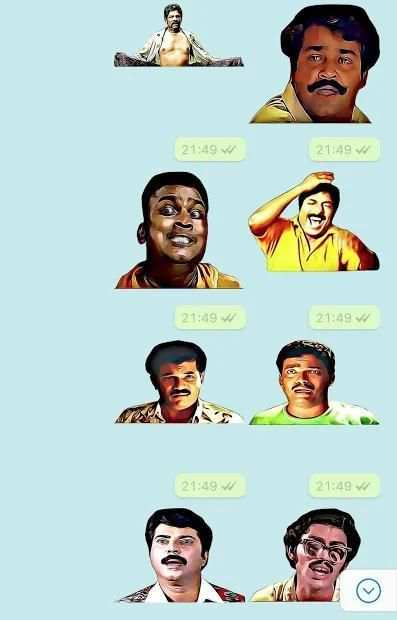Malayalam WhatsApp Stickers screenshot 2