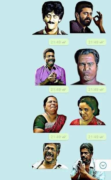 Malayalam WhatsApp Stickers screenshot 1