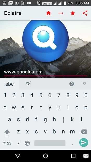 Eclairs : Best Incognito Web Browser screenshot 1