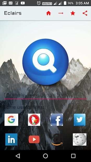 Eclairs : Best Incognito Web Browser screenshot 2