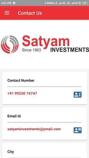 Satyam Investments screenshot 1