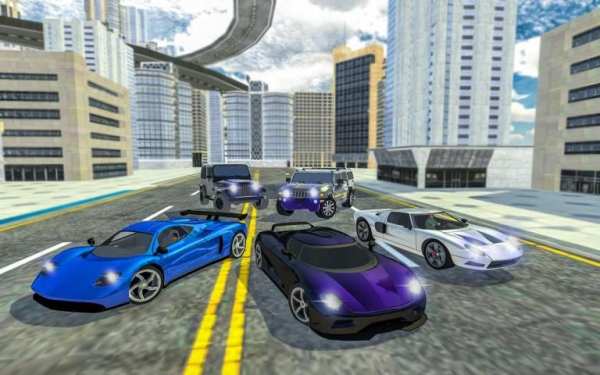 Real Car Driving With 3D Driving Simulator screenshot 2