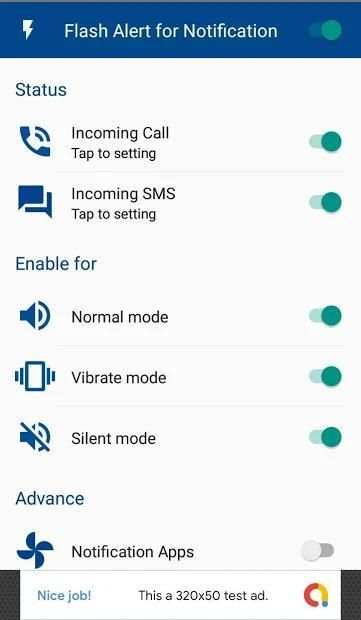 Flash Alert For Notification apps 2019 screenshot 2