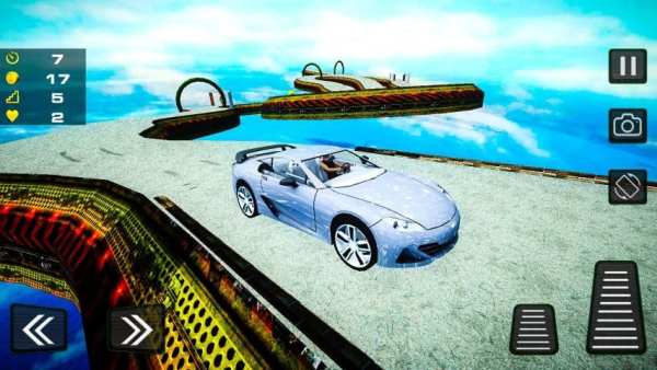 Extreme GT Racing Impossible Sky Ramp New Stunts screenshot 3