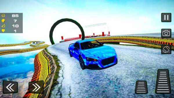 Extreme GT Racing Impossible Sky Ramp New Stunts screenshot 6