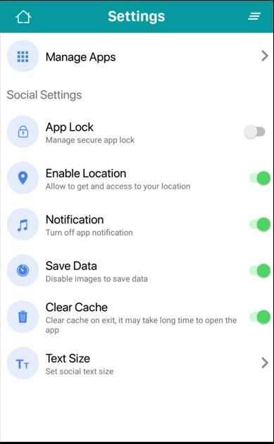 All In One Social Networks With Fingerprint Locker स्क्रीनशॉट 2