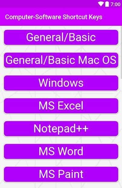Computer-Software Shortcut Keys screenshot 6