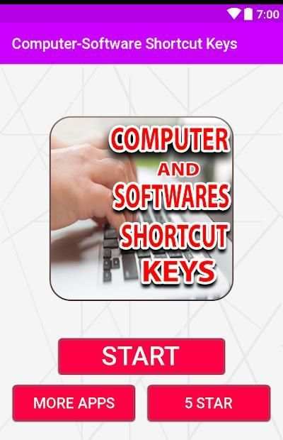 Computer-Software Shortcut Keys screenshot 2