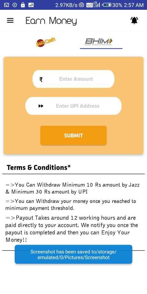 Earn Money स्क्रीनशॉट 1