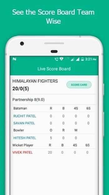Update Live Score स्क्रीनशॉट 3