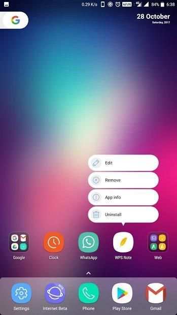 Pixel 2 XL style launcher for Android oreo launchr screenshot 1