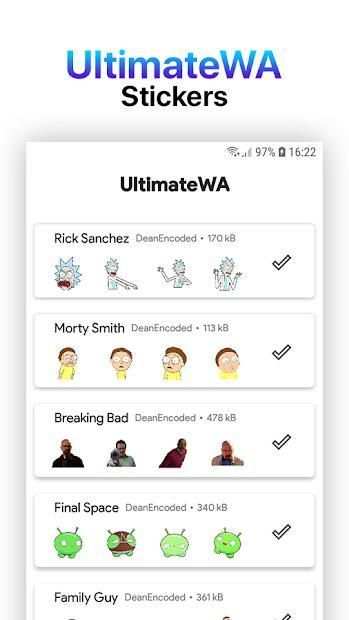 UltimateWA - WhatsApp Sticker Packs screenshot 2