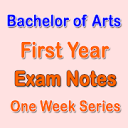BA First Year Exam Notes - One Week Series आइकन