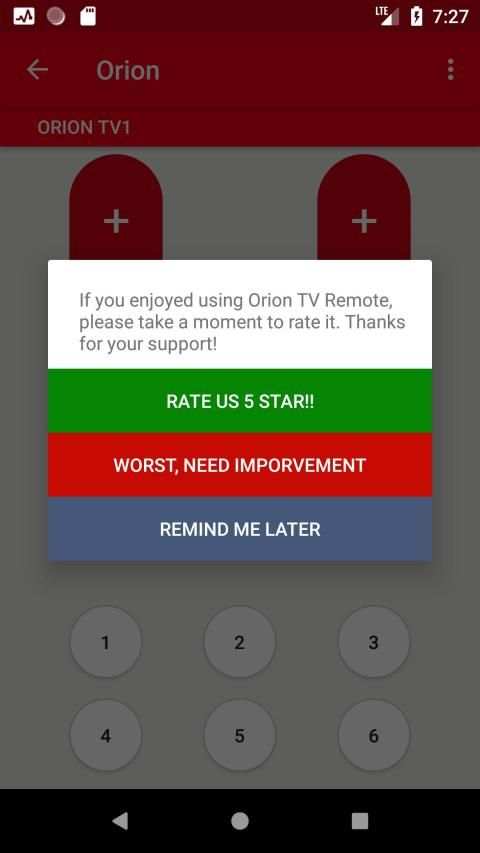 Orion TV Remote screenshot 3
